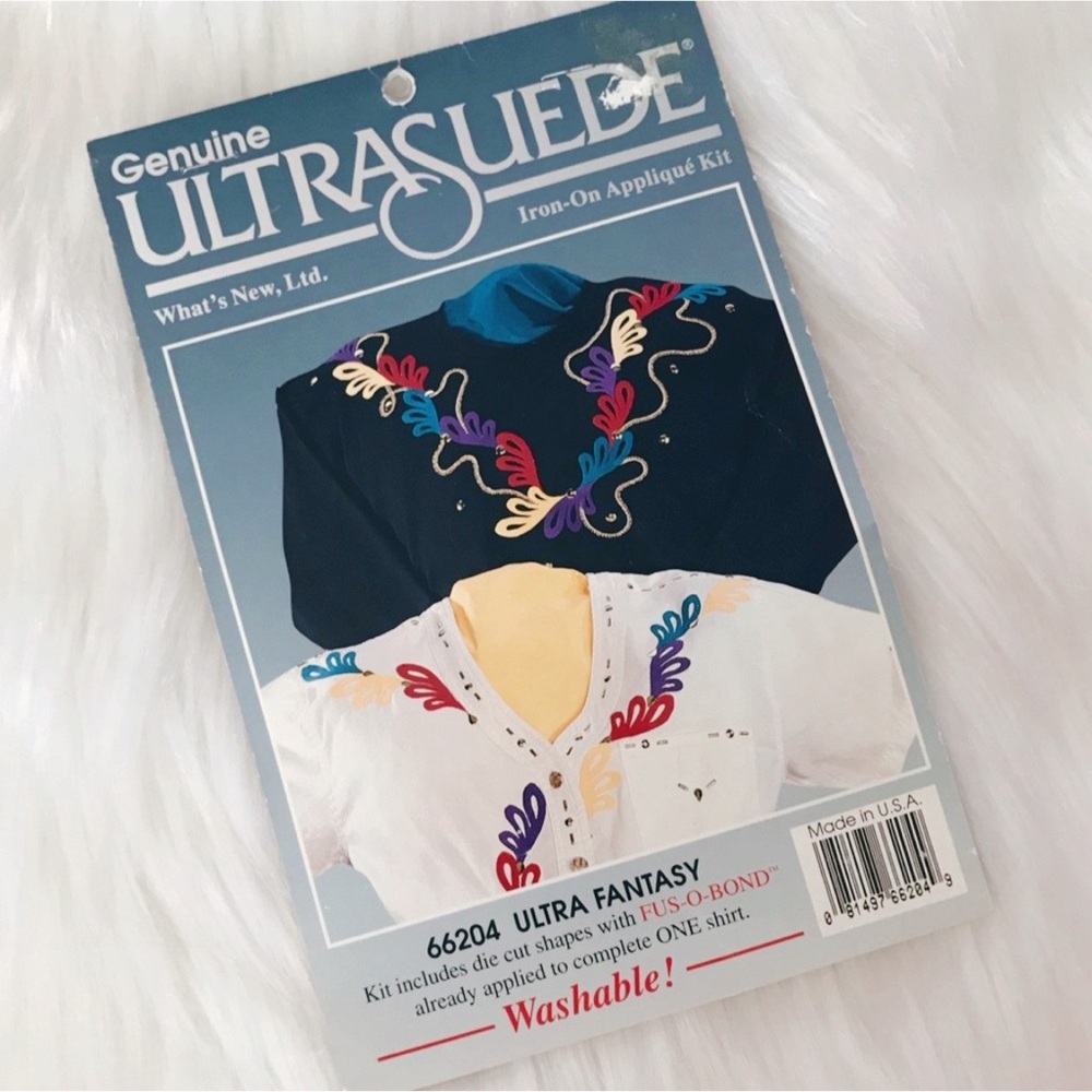 VTG UltraSuede Iron-On Appliqué Kit Ultra Fantasy 66204